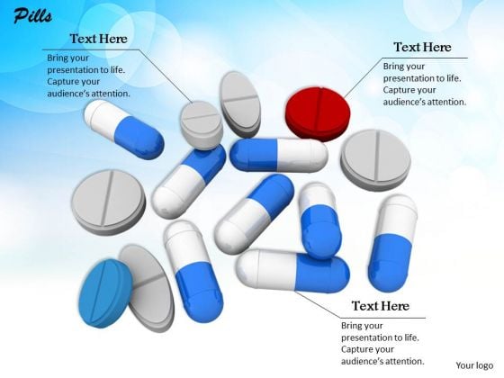 Stock Photo Illustration Of Medicine Pills And Capsules PowerPoint Slide Stock Photo Illustration Of Medicine Pills And Capsules PowerPoint Slide