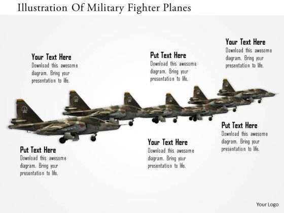 Stock Photo Illustration Of Millitary Fighter Planes PowerPoint Slide Stock Photo Illustration Of Millitary Fighter Planes PowerPoint Slide