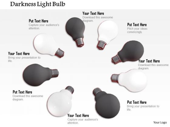 Stock Photo Illustration Of On Off Light Bulbs PowerPoint Slide