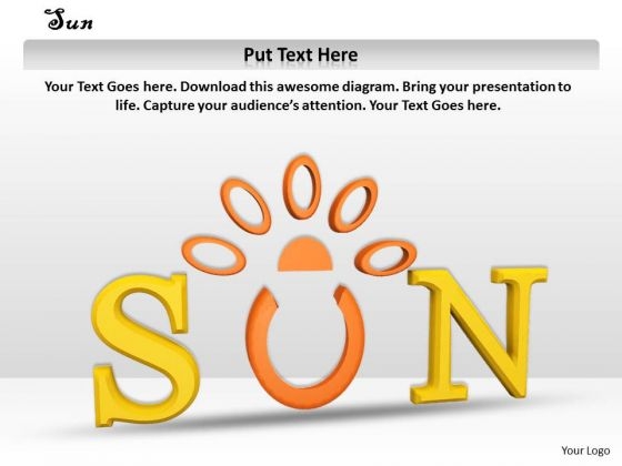 Stock Photo Illustration Of Shining Sun Pwerpoint Slide Stock Photo Illustration Of Shining Sun Pwerpoint Slide