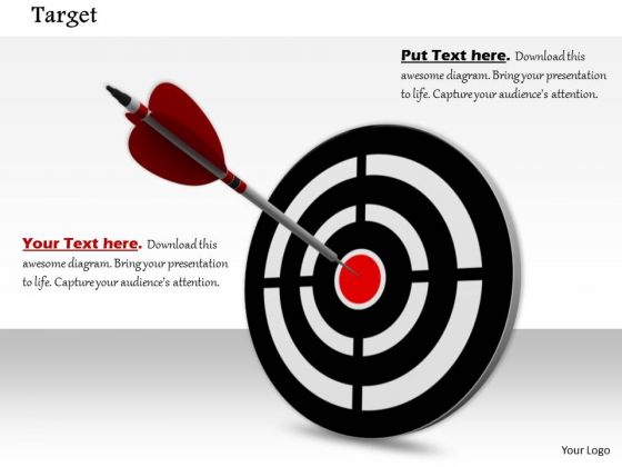 Stock Photo Illustration Of Target Achievement Pwerpoint Slide Stock Photo Illustration Of Target Achievement Pwerpoint Slide