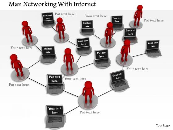 Stock Photo Illustration Of Technology And Network PowerPoint Slide Stock Photo Illustration Of Technology And Network PowerPoint Slide