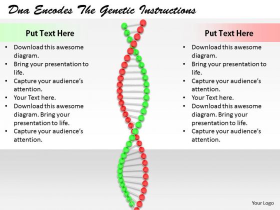 Stock Photo Internet Business Strategy Dna Encodes The Genetic Instructions Image