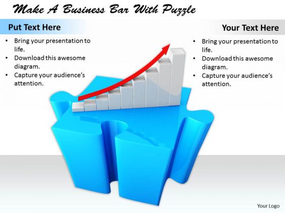 Stock Photo Internet Business Strategy Make Bar With Puzzle Images And Graphics Stock Photo Internet Business Strategy Make Bar With Puzzle Images And Graphics