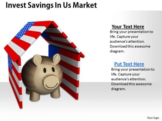 Stock Photo Invest Savings In Us Market PowerPoint Template Stock Photo Invest Savings In Us Market PowerPoint Template