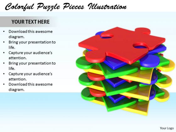 Stock Photo It Business Strategy Colorful Puzzle Pieces Illustration Success Images Stock Photo It Business Strategy Colorful Puzzle Pieces Illustration Success Images