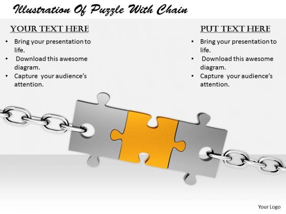 Stock Photo It Business Strategy Illustration Of Puzzle With Chain Images Photos Stock Photo It Business Strategy Illustration Of Puzzle With Chain Images Photos