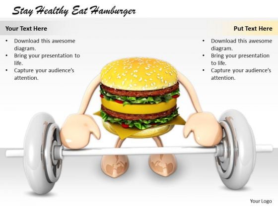 Stock Photo It Business Strategy Stay Healthy Eat Hamburger Images Stock Photo It Business Strategy Stay Healthy Eat Hamburger Images