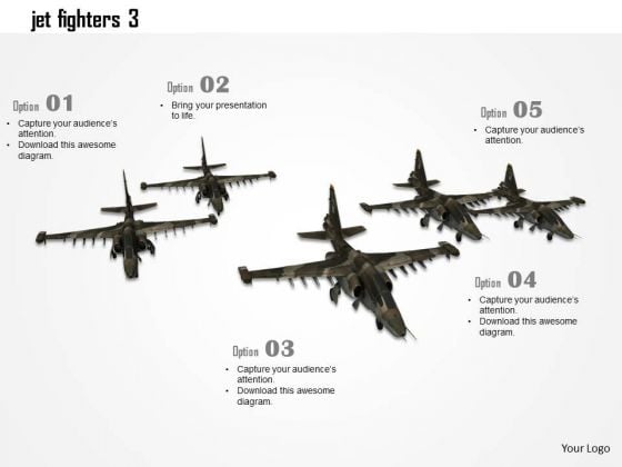 Stock Photo Jet Fighters High On Speed PowerPoint Slide