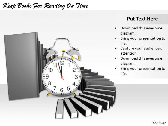 Stock Photo Keep Books For Reading On Time PowerPoint Template Stock Photo Keep Books For Reading On Time PowerPoint Template