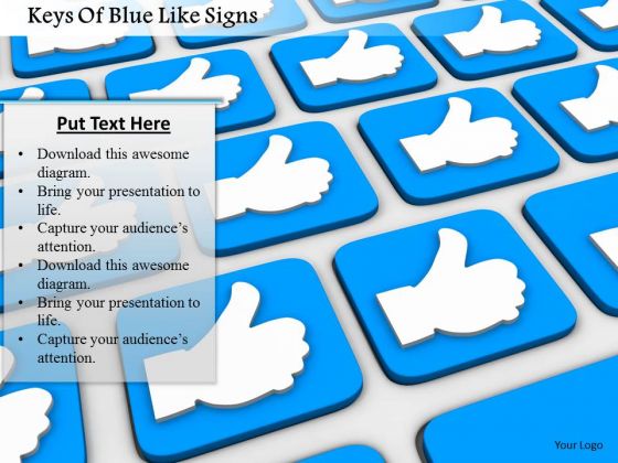 Stock Photo Keys Of Blue Like Signs PowerPoint Slide Stock Photo Keys Of Blue Like Signs PowerPoint Slide