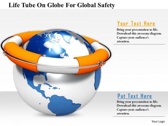 Stock Photo Life Tube On Globe For Global Safety Image Graphics For PowerPoint Slide Stock Photo Life Tube On Globe For Global Safety Image Graphics For PowerPoint Slide