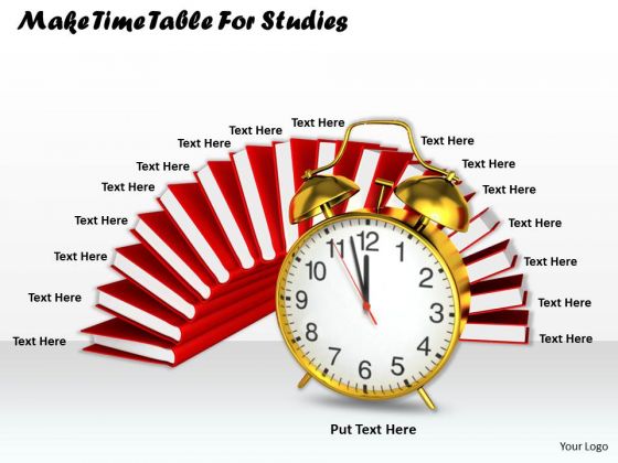 Stock Photo Make Time Table For Studies Ppt Template Stock Photo Make Time Table For Studies Ppt Template