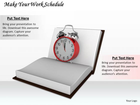 Stock Photo Make Your Work Schedule Ppt Template Stock Photo Make Your Work Schedule Ppt Template