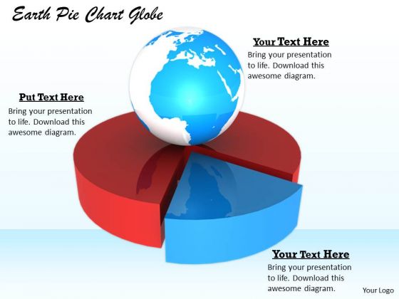 Stock Photo Marketing Concepts Earth Pie Chart Globe Stock Photo Marketing Concepts Earth Pie Chart Globe