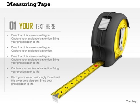 Stock Photo Measuring Tape Construction PowerPoint Slide Stock Photo Measuring Tape Construction PowerPoint Slide