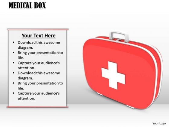 Stock Photo Medical Box First Aid Kit PowerPoint Slide Stock Photo Medical Box First Aid Kit PowerPoint Slide