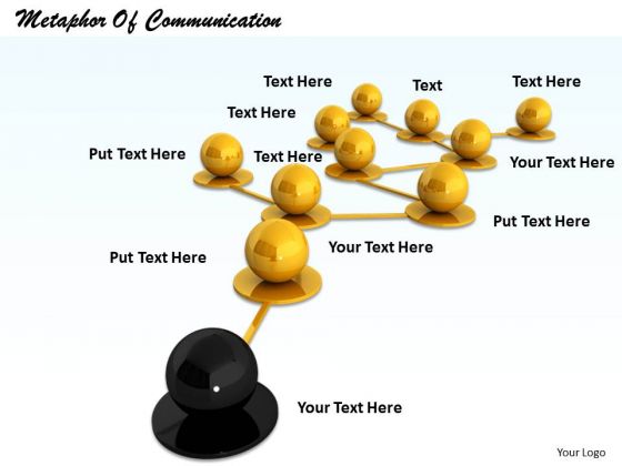 Stock Photo Metaphor Of Communication PowerPoint Slide Stock Photo Metaphor Of Communication PowerPoint Slide
