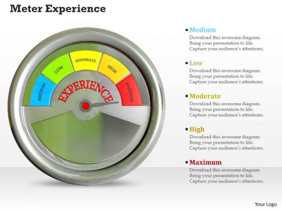 Stock Photo Meter Experience PowerPoint Slide Stock Photo Meter Experience PowerPoint Slide