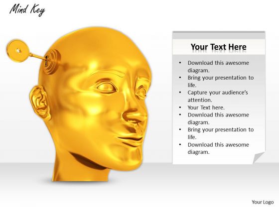 Stock Photo Mind Key PowerPoint Slide Stock Photo Mind Key PowerPoint Slide