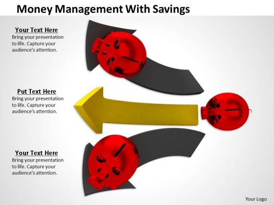 Stock Photo Money Management With Savings PowerPoint Template Stock Photo Money Management With Savings PowerPoint Template