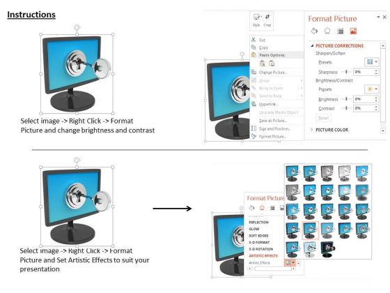 stock_photo_monitor_with_lock_and_key_security_powerpoint_slide_3
