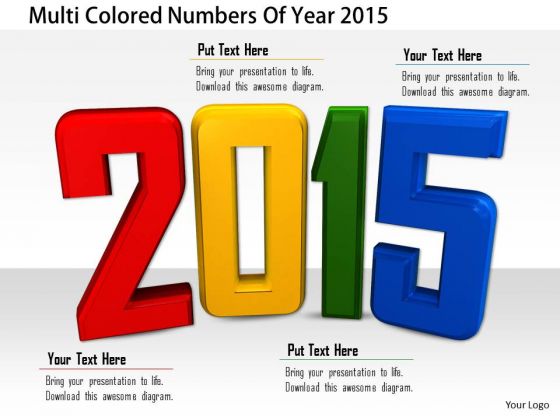 Stock Photo Multi Colored Numbers Of Year 2015 PowerPoint Slide Stock Photo Multi Colored Numbers Of Year 2015 PowerPoint Slide