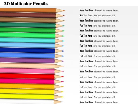 Stock Photo Multicolored Pencils In Vertical Order PowerPoint Slide Stock Photo Multicolored Pencils In Vertical Order PowerPoint Slide