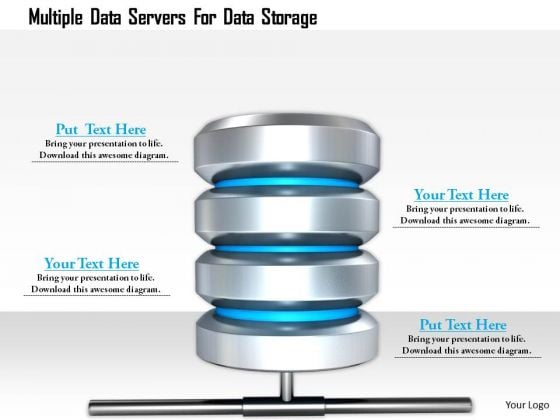 Stock Photo Multiple Data Servers For Data Storage PowerPoint Slide Stock Photo Multiple Data Servers For Data Storage PowerPoint Slide