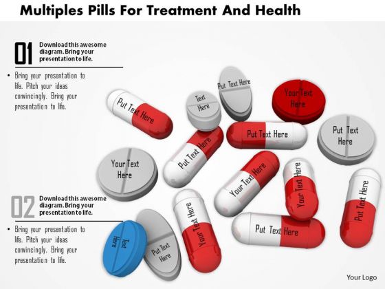 Stock Photo Multiples Pills For Treatment And Health PowerPoint Slide Stock Photo Multiples Pills For Treatment And Health PowerPoint Slide