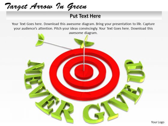 Stock Photo Never Give Up Text With Target Dart Pwerpoint Slide Stock Photo Never Give Up Text With Target Dart Pwerpoint Slide