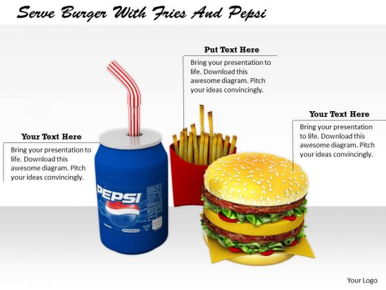 Stock Photo New Business Strategy Serve Burger With Fries And Pepsi Images Photos Stock Photo New Business Strategy Serve Burger With Fries And Pepsi Images Photos