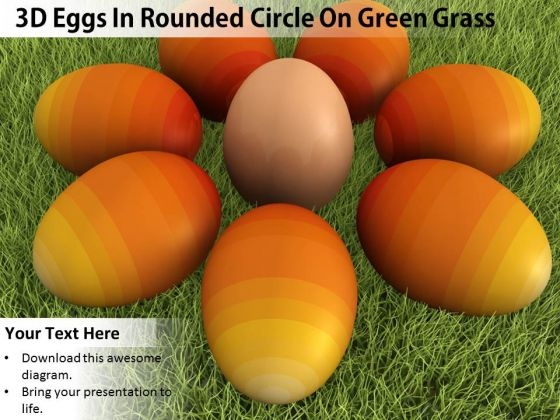 Stock Photo Orange Colored Eggs Shows Team Concept PowerPoint Slide Stock Photo Orange Colored Eggs Shows Team Concept PowerPoint Slide