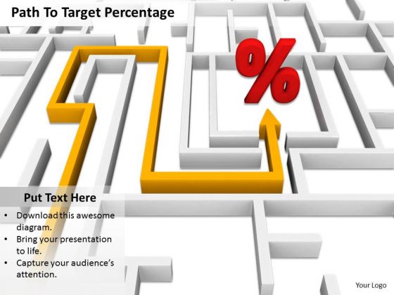 Stock Photo Path To Percentage Symbol PowerPoint Slide Stock Photo Path To Percentage Symbol PowerPoint Slide