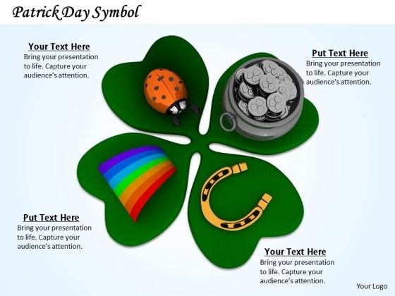 Stock Photo Patrick Day Symbols PowerPoint Slide Stock Photo Patrick Day Symbols PowerPoint Slide