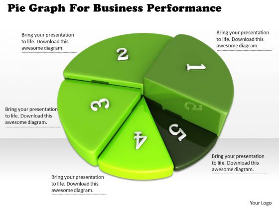 Stock Photo Pie Graph For Business Performance Ppt Template Stock Photo Pie Graph For Business Performance Ppt Template