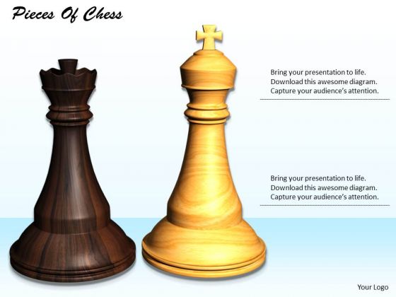 Stock Photo Pieces Of Chess PowerPoint Slide