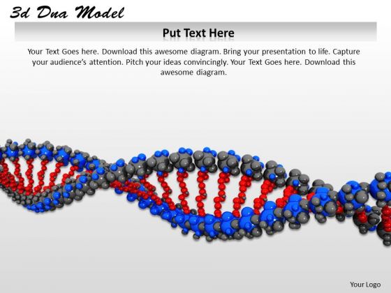 Stock Photo Red And Blue Dna Symbol PowerPoint Slide Stock Photo Red And Blue Dna Symbol PowerPoint Slide