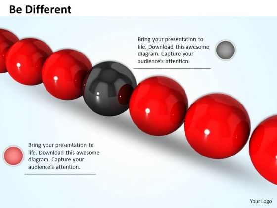 Stock Photo Red Balls With Black Ball In Middle PowerPoint Slide Stock Photo Red Balls With Black Ball In Middle PowerPoint Slide