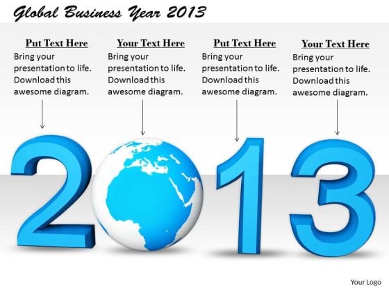 Stock Photo Sales Concepts Global Business Year 2013 Clipart Images