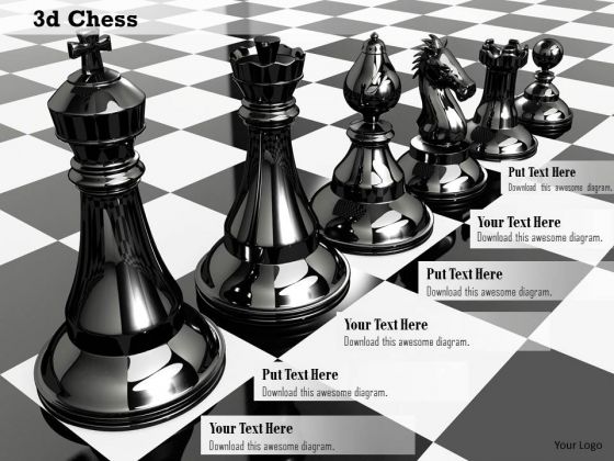 Stock Photo Set Of Chess Pieces On Chess Board PowerPoint Slide Stock Photo Set Of Chess Pieces On Chess Board PowerPoint Slide