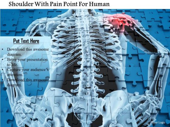 Stock Photo Shoulder With Pain Point For Human PowerPoint Slide Stock Photo Shoulder With Pain Point For Human PowerPoint Slide