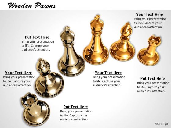 Stock Photo Silver And Golden Chess Pieces PowerPoint Slide Stock Photo Silver And Golden Chess Pieces PowerPoint Slide