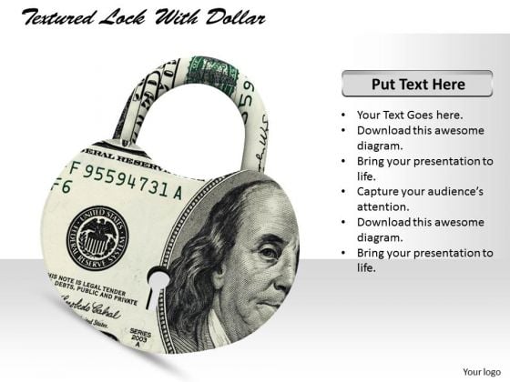 Stock Photo Textured Lock With Us Dollar Pwerpoint Slide Stock Photo Textured Lock With Us Dollar Pwerpoint Slide