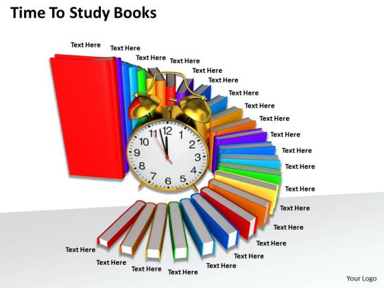 Stock Photo Time To Study Books Ppt Template Stock Photo Time To Study Books Ppt Template