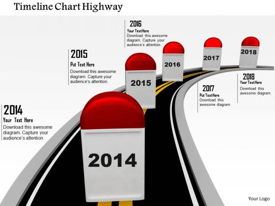 Stock Photo Timeline Chart Highway PowerPoint Slide Stock Photo Timeline Chart Highway PowerPoint Slide