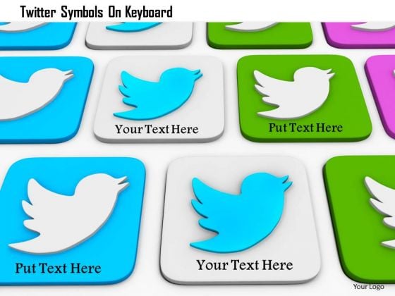 Stock Photo Twitter Symbols On Keyboard PowerPoint Slide Stock Photo Twitter Symbols On Keyboard PowerPoint Slide