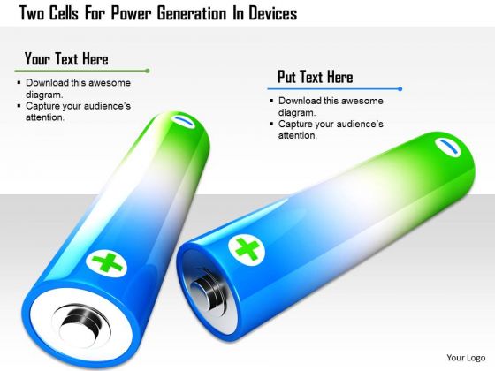 Stock Photo Two Cells For Power Generation In Devices PowerPoint Slide Stock Photo Two Cells For Power Generation In Devices PowerPoint Slide
