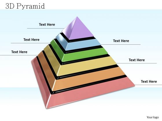 Stock Photo Unique Colored Pyramid For Growth PowerPoint Slide Stock Photo Unique Colored Pyramid For Growth PowerPoint Slide