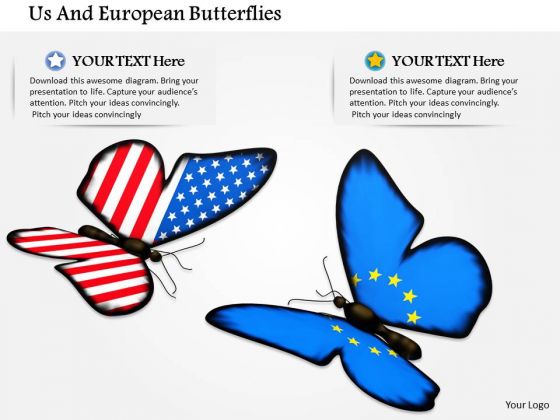 Stock Photo Us And European Butterflies PowerPoint Slide Stock Photo Us And European Butterflies PowerPoint Slide